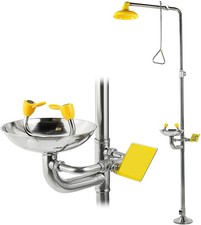 Notwasser-Duschstation Notduschsystem ABS-Beschichtungskombination