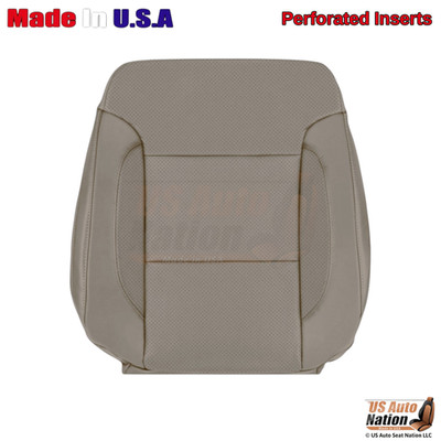 2014-2019 Fits Chevy Silverado 1500 LT LS Leather Perf Driver Top Cover Dune Tan