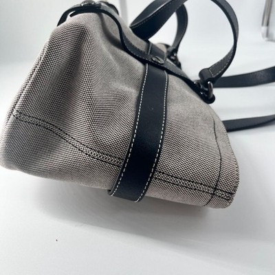 バッグ BURBERRY BLUE LABEL Hobo Horse Logo Used Burberry Blue Label Horse Logo Denim Leather Tote Bag
