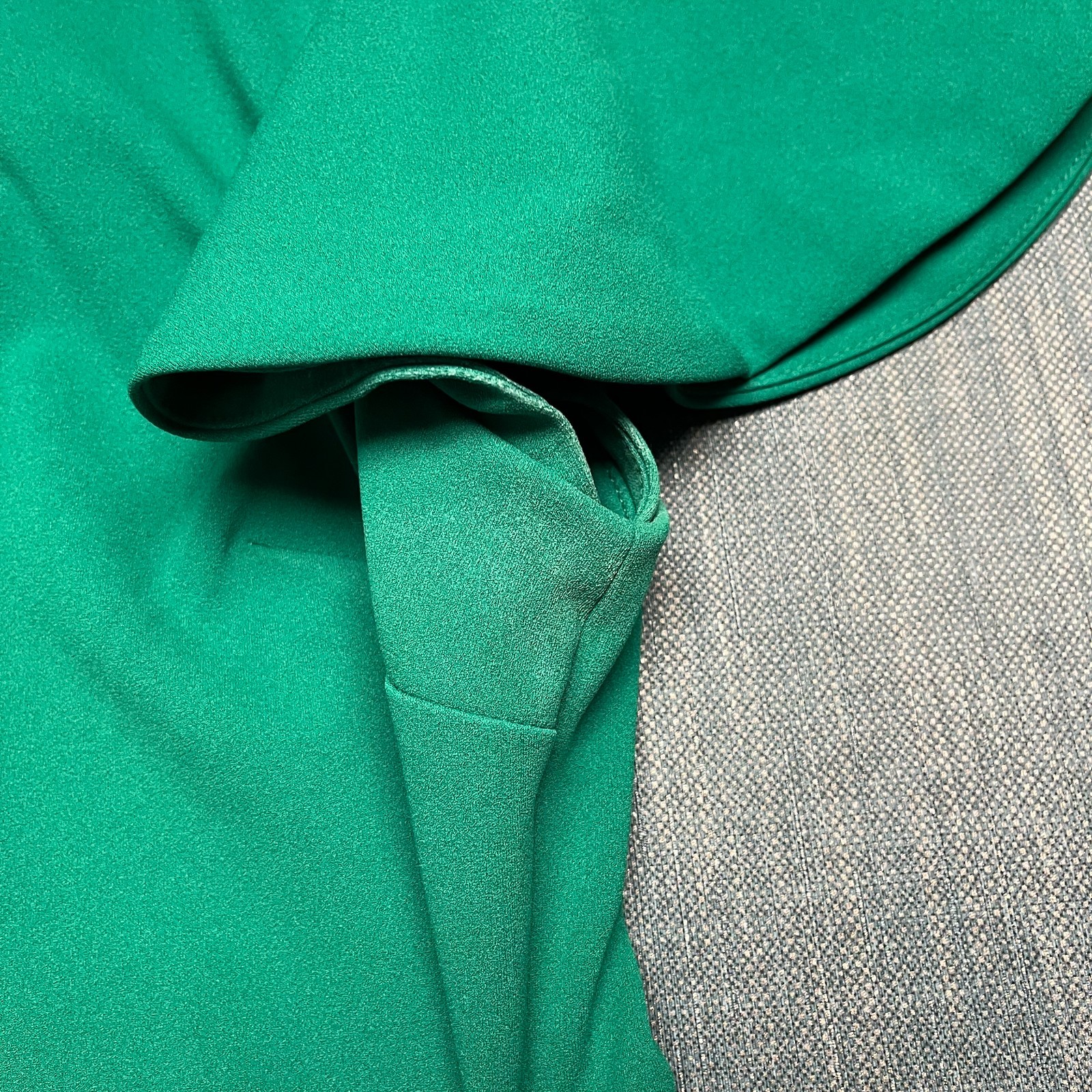 Calvin Klein Women's Shift Dress Size 12 Green Flutter Sleeve Casual Work Chic thumbnail 7