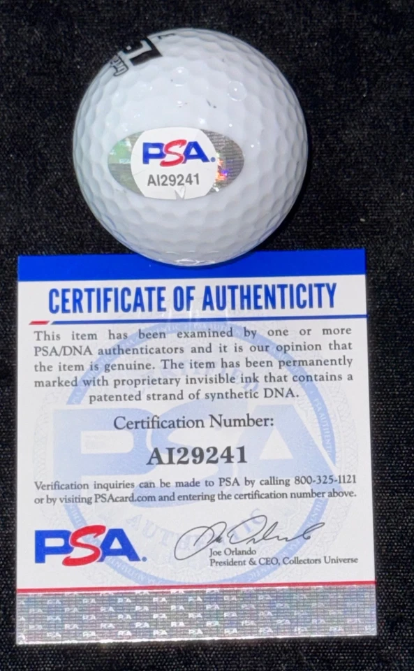 斯图尔特·辛克“2009 年英国公开赛锦标赛”签名高尔夫球亲笔签名 PSA — 第 3/3 张图片