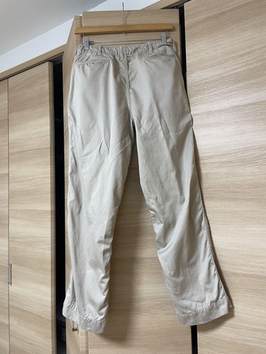 The REAL McCOY'S Chino Pants M Cotton Work Beige Men Used JAPAN - Picture 4 of 8