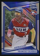 2022 Elite Extra Edition Francely Silverio #188 Dominican Prospect /349Blue