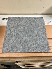 Light Grey Carpet Tiles 5sqm Box Heavy Duty Commercial Office Flooring Squares