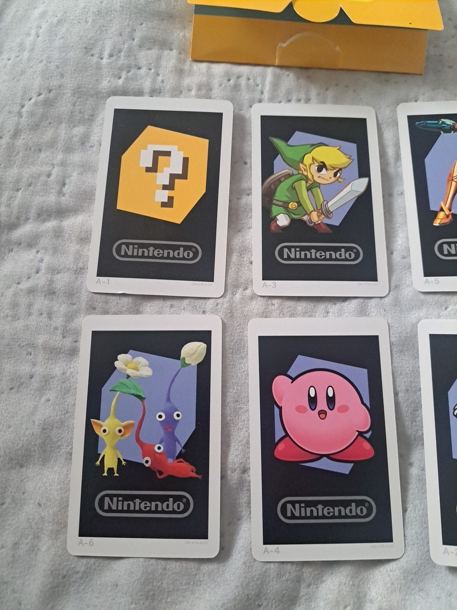 Nintendo 3DS AR Games Set of 6 AR Cards Pre-owned Very Good
