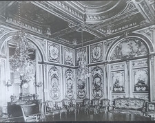 Salle Du Conseil, Fontainebleau, France, Magic Lantern Glass Slide