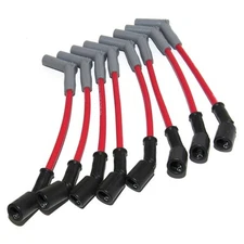 Renegade Spark Plug Wire Set 63819; Extreme Energy 8.5mm Red 45deg for Chevy LS