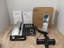 AT T CL84107 Expandable Cordless Phone System Bluetooth Smart Call