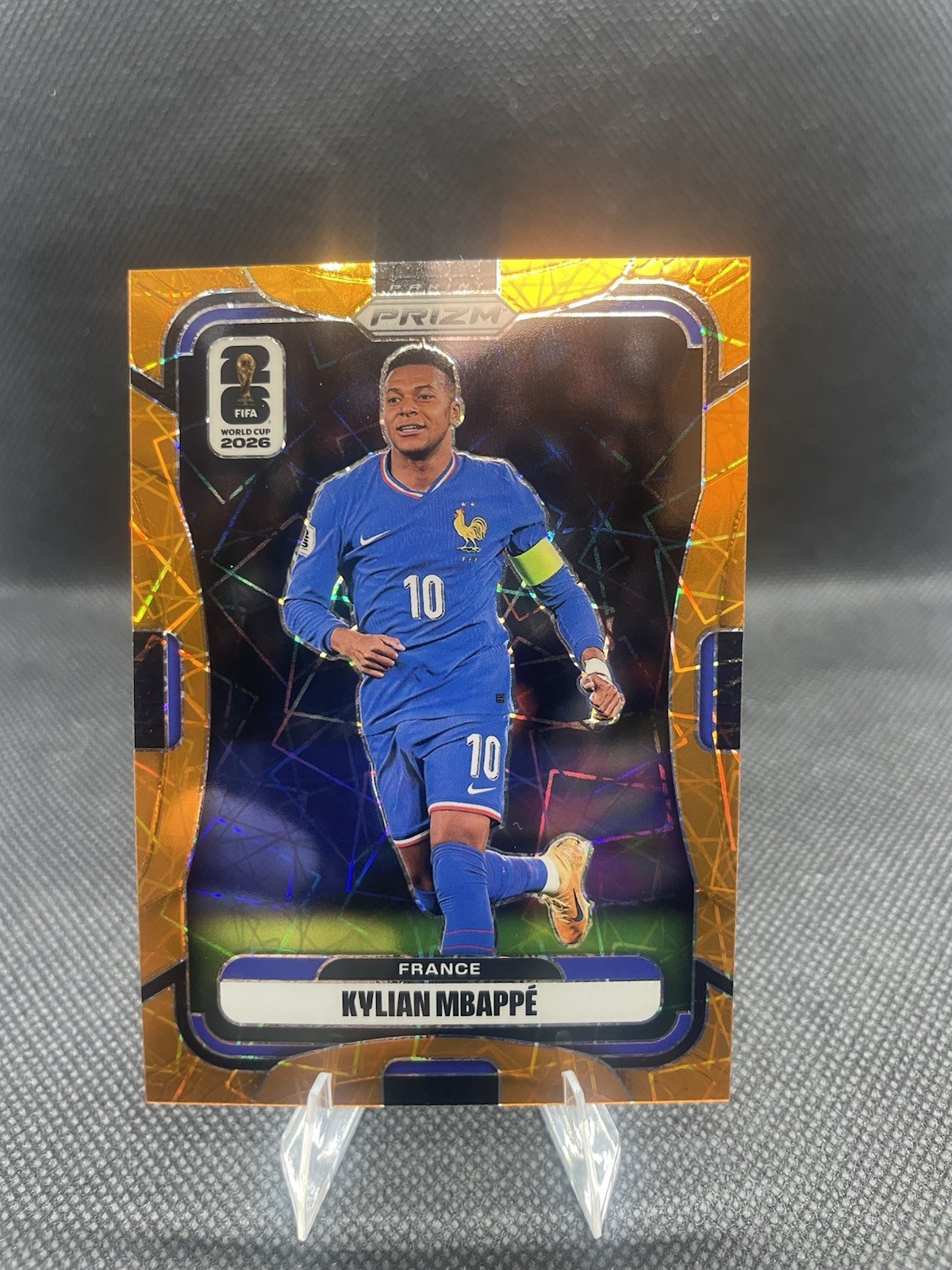 KYLIAN MBAPPE 2026 Panini Prizm FIFA World Cup Orange Velocity /260 France #40
