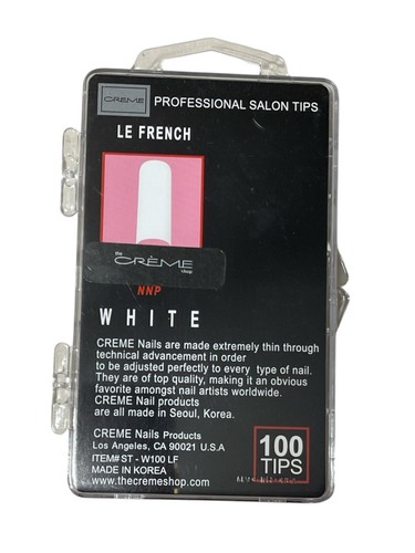 100 Professional Salon Tips Le French White - Picture 1 of 3