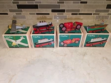 Set of 4 Schylling Collector Series Orrnaments (1990s)