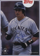 2015 Topps Vault Originals Auto 86/99 Vinny Castilla #VO-VC Auto 0sg4