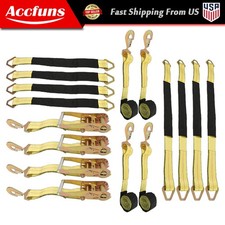 2 X 96 Ratchet Car Straps Car Tie Down Straps For Trailers With Nap Hooks 2 X 96 Ratchet Car Straps Car Tie Down Straps For Trailers With Nap Hooks