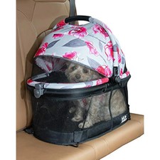 Pet Gear PG1040NZFL View 360 Tiertransportbox & Autositz für kleine Hunde & Katzen mit