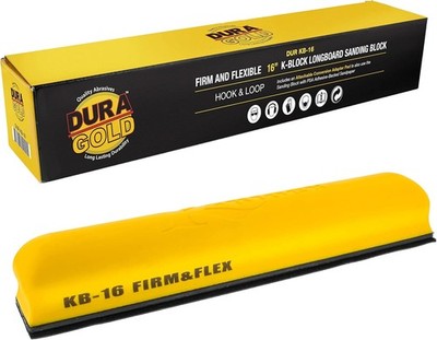 Dura-Gold Pro Series 16'' K-Block Sander Firm & Flex Longboard Hand Sanding Block