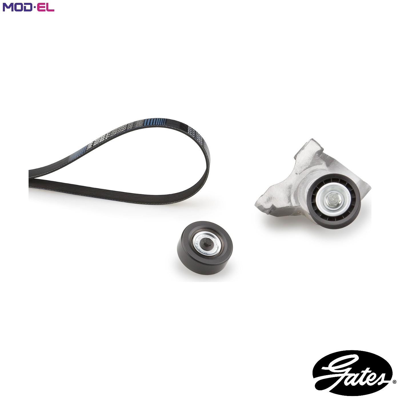 Multi-ribbed V-belt kit K016PK1893 GATES for FORD FOCUS I FOCUS I Saloon - Image 5