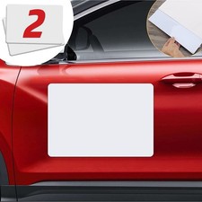 2 Pack 17' x12' Blank Magnets with 50 mils, Prevent Scratches  Dents, Rounde...