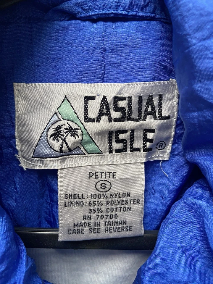 Vintage 80s maximalist shell oversized windbreaker jacket size small dopamine - Image 4 of 4