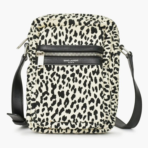 YVES SAINT LAURENT Kaila 581700 Shoulder Bag Raffia / Leather Unisex #WSB9308