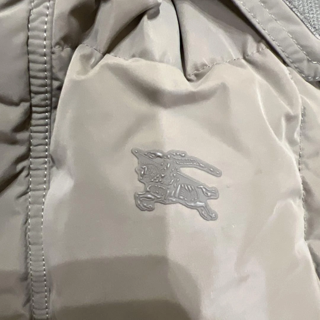 Piumino BURBERRY BLACK LABEL manica cappuccio rimovibile taglia L uomo #ED ZHA