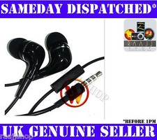 IN EAR EARPHONES HEADPHONES HANDSFREE WITH MIC FOR BLACKBERRY 8520 8900 9800 UK