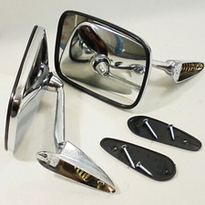 Aostirmotor Chrome Door Mirror Covers Fit For Kenworth T680, A Pair Chrome Side Mirror Covers