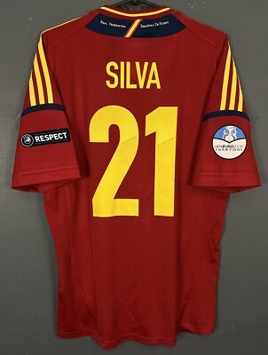 スペイン代表 adidas サッカーホームユニフォーム21 SILVA スペイン代表 adidas サッカーホームユニフォーム21 SILVA