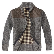 Gioberti Boy's Knitted Full Zip Cardigan Sweater Size:10
