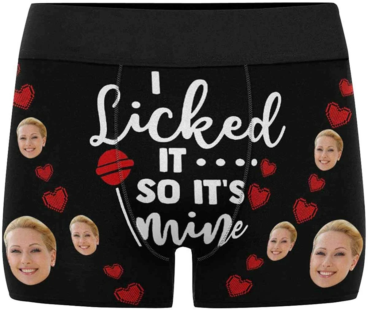 Boxer briefs with clearance face