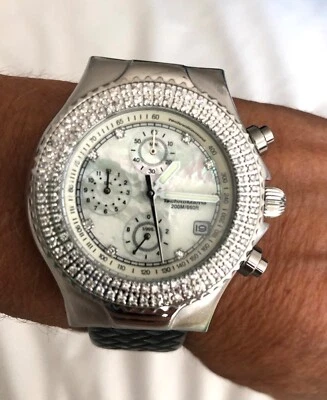 Montre Technomarine Millenium avec diamants et cadran en nacre - Photo 1/4