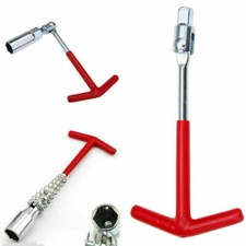 1x Car Spark Plug Remover Installer 16mm T-Handle Flexible Spanner Socket Wrench