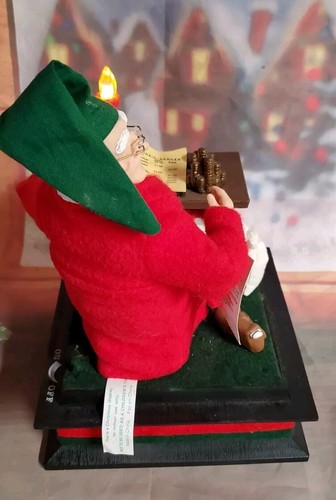Vintage 93 Holiday Creations Charles Dickens Scrooge scena suona musica si illumina - Foto 9 di 11