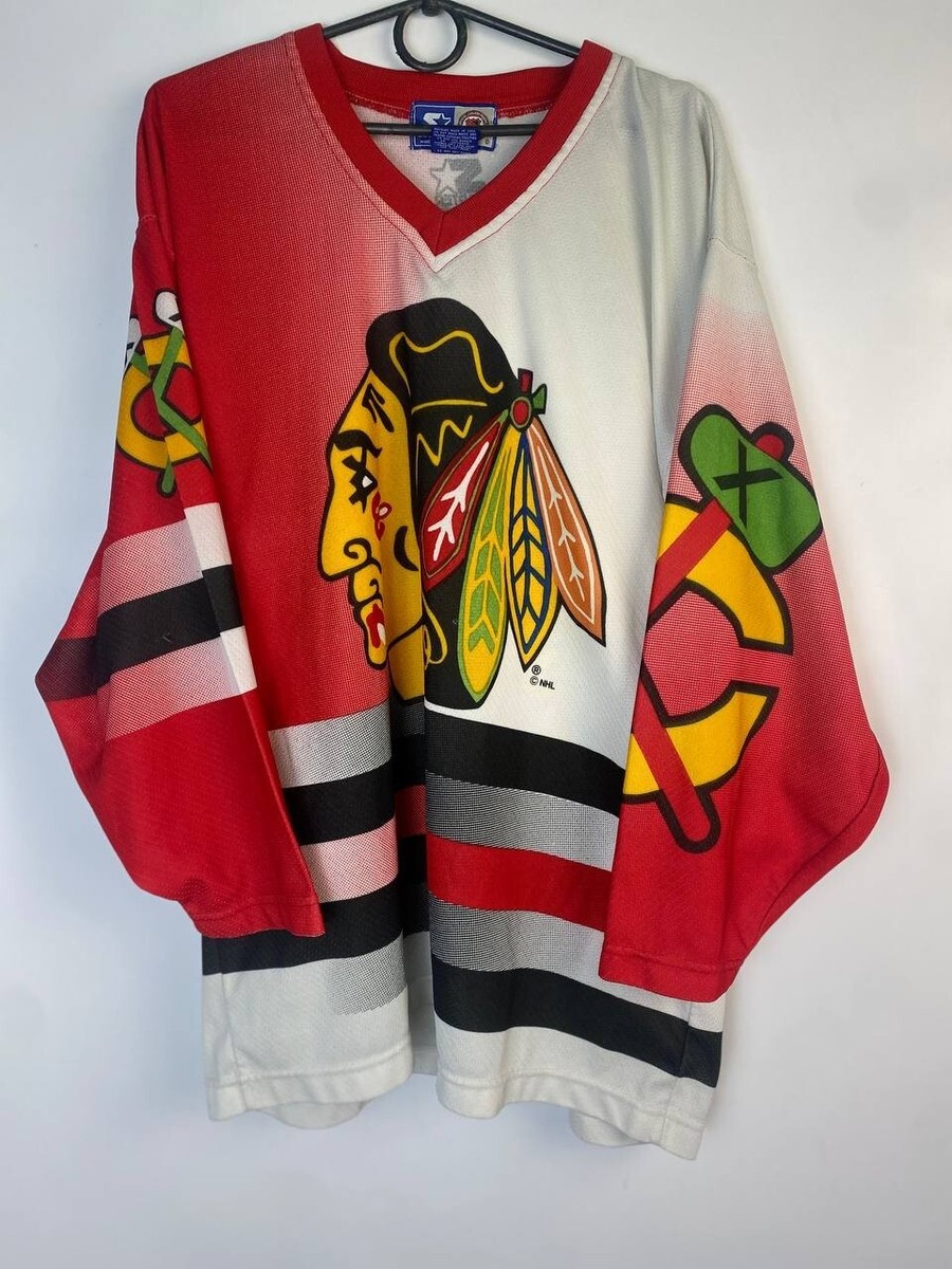 Vintage Chicago Blackhawks Starter Jersey 90s NHL Hockey | eBay Vintage Chicago Blackhawks Starter Jersey 90s NHL Hockey | eBay
