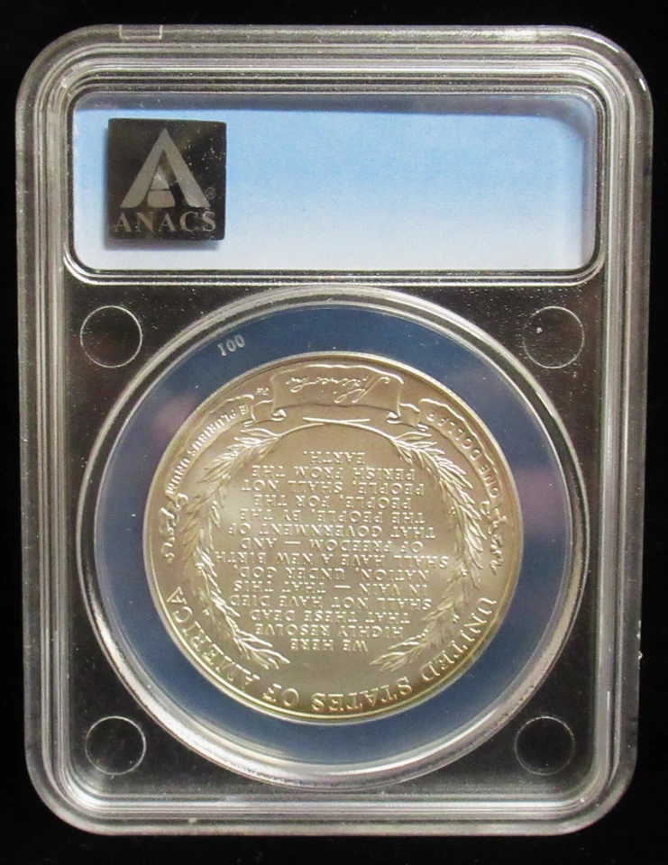 ANACS MS70 2009P LINCOLN SILVER COMMEMORATIVE            KP52 - Image 4 of 4