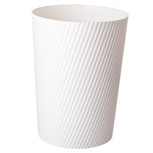 Small Trash Can Wastebasket Garbage Can Container Bins for 1 Pack White