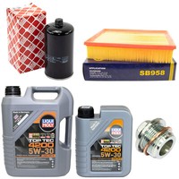 MotoröL Filter Set 5W-30 6 Liter + ÖLablassschraube FüR VW Transporter IV Bus
