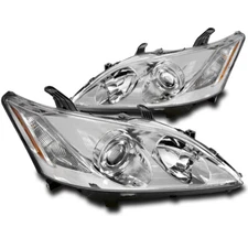 For 07-09 Lexus ES350 [HID Xenon/AFS] Projector Headlight Lamp Chrome Left+Right