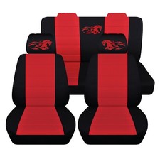 Front And Rear Seat Covers Fits 2008 To 2010 Ford Mustang Coupe Seat Covers Sto
