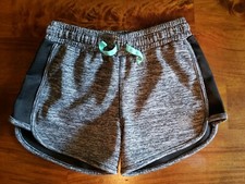 HURLEY YOUTH GIRLS M ACTIVE WEAR BLACK SHORTS DRAW STRING WITH BACK POCKET