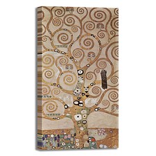Gustav Klimt l'albero della vita 1 quadro stampa tela dipinto telaio arredo casa