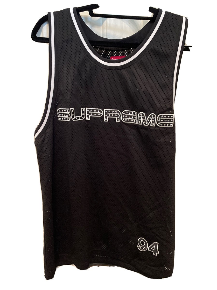 Supreme Rhinestone Basketball Jersey SUPREME SS'19 Rhinestone