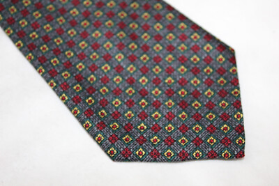 MORGAN CARBON Silk tie Made in Italy F47175