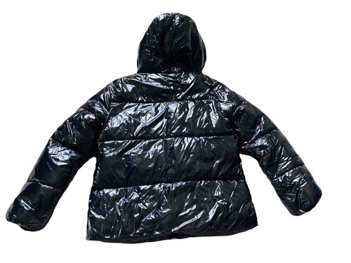 Michael Kors Girls Jacket SZ 14 Nylon Winter Puffer Black Pink Warm (7 - Picture 2 of 8