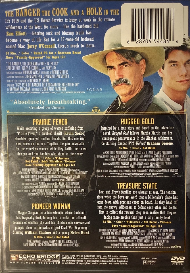 Ranger, The Cook & the hole in the sky, The Plus 4 Bonus Movies(DVD) Dove Family - Image 2 of 2
