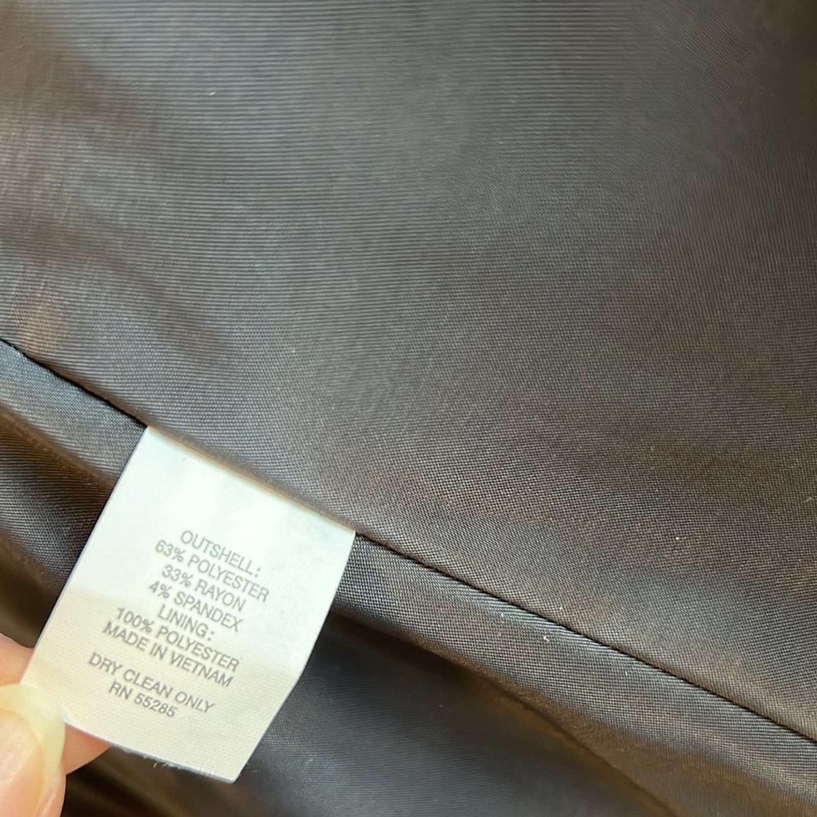 Express Professional Grey Button Front Career Bla… - image 7