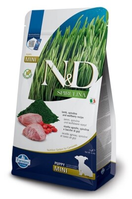 8010276041036 FARMINA N&D Spirulina Lamb Puppy Mini - Trockenfutter für Hund