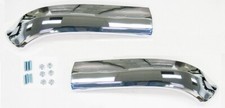 Hood Bar Extension 1957 Chevy Center Trim Molding 150 210 Bel Air Ho13-57es