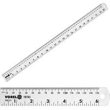 Aluminium Lineal 15 30 60 100 cm Stahllineal Metalllineal Stahlmaßstab Maßlineal