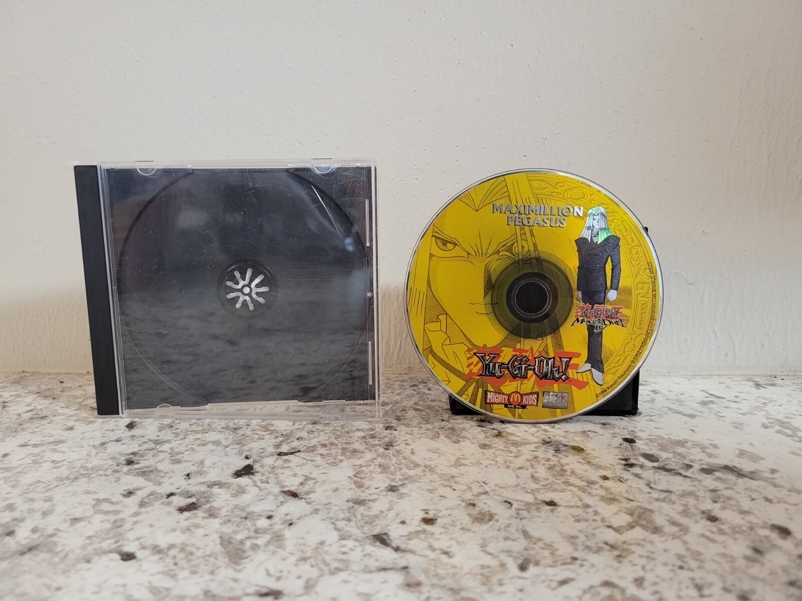 Yu-Gi-Oh Maximillion Pegasus Music To Duel By CD from McDonalds Mighty Kids Meal