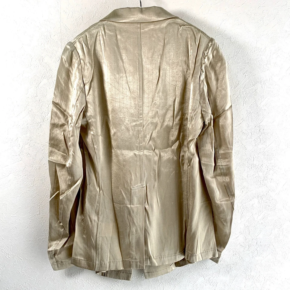 Y's Yohji Yamamoto Women's NWT Rayon Jacket Beige Size 1 (fits US XS-S) - Image 2 of 4